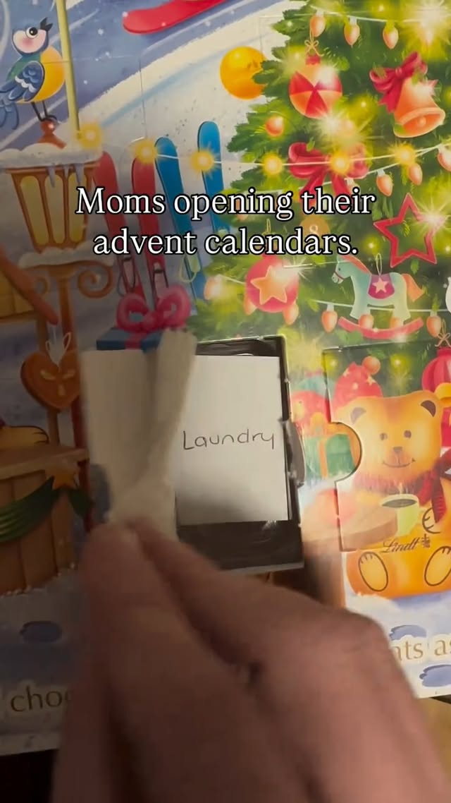 Moms everywhere understand this, @simplymodernkolby. 😂 Happy holidays, parents! ❄️

#TNDickinsons #holidays #MomHumor #parenting #AdventCalendar