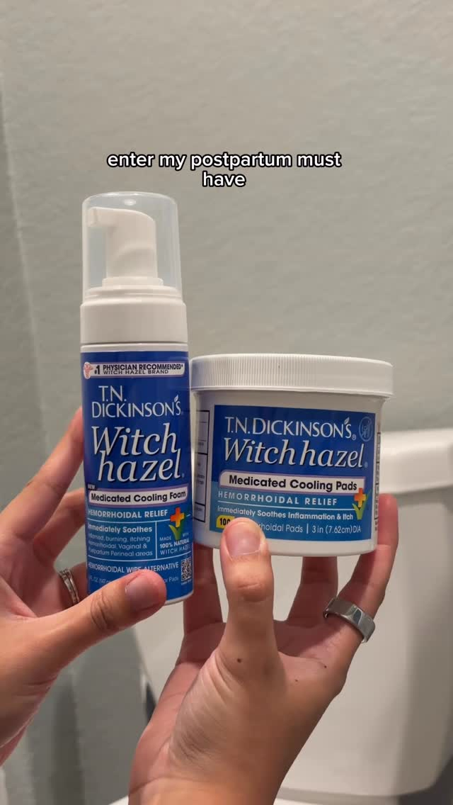 These @tndickinsons postpartum must-haves saved me during recovery 🤍

✨ T.N. Dickinson’s Medicated Cooling Foam

✨ T.N. Dickinson’s Medicated Cooling Pads

Cooling, soothing witch hazel relief for when postpartum gets real — because moms deserve comfort too.

🛒 Linked on Amazon in my bio

Trust me… there’s T.N. Dickinson’s for THAT!

#TNCoolMomsClub #PostpartumRelief #TheresTNForThat #ClinicalGradeWitchHazel #tndickinsonspartner
