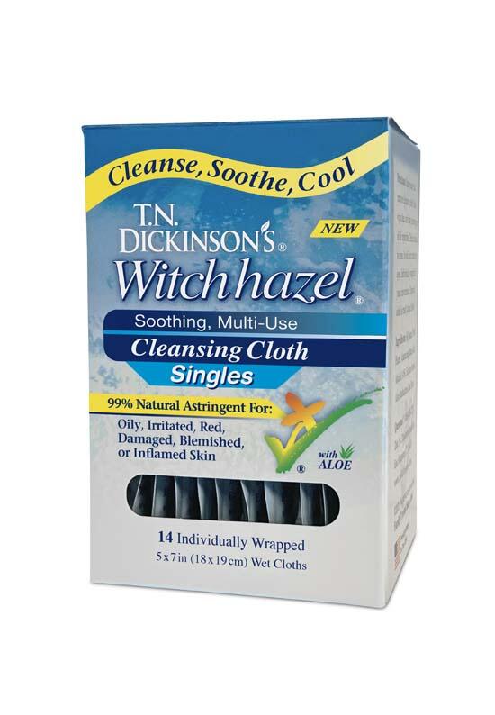 T. N. Dickinson’s witch hazel cleansing cloth singles
