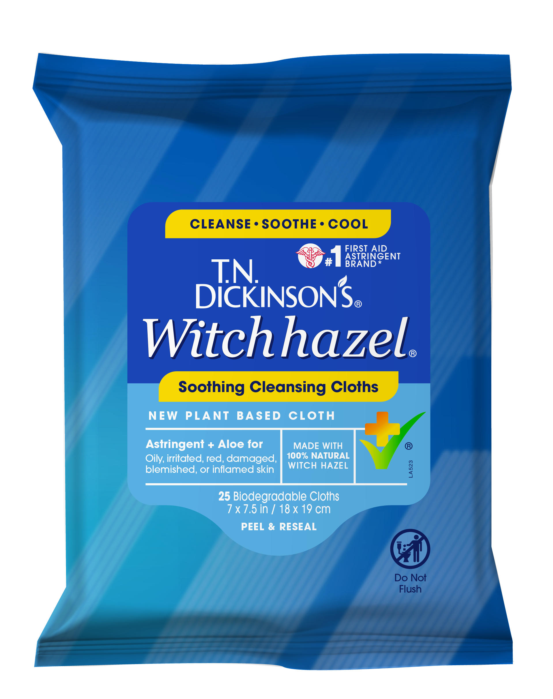 T. N. Dickinson’s witch hazel cleansing cloths