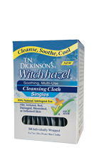 T.N. Dickinson’s Witch Hazel cleansing cloth singles