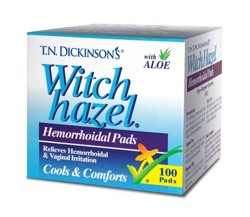 T.N. Dickinson’s Witch Hazel Hemorrhoidal Pads